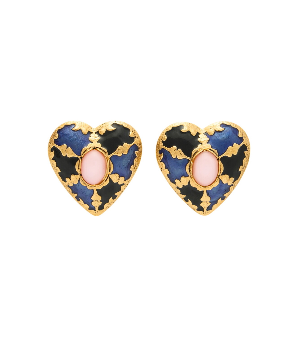 Saint Laurent Crystal clip-on earrings Saint Laurent