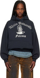 Rhude Black 'Collegiate Falcons' Hoodie