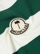 Moncler Genius - Palm Angels Oversized Logo-Appliquéd Cotton-Jersey Polo Shirt - Green