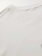 TAKAHIROMIYASHITA TheSoloist. - Oversized Printed Cotton-Jersey T-Shirt - White