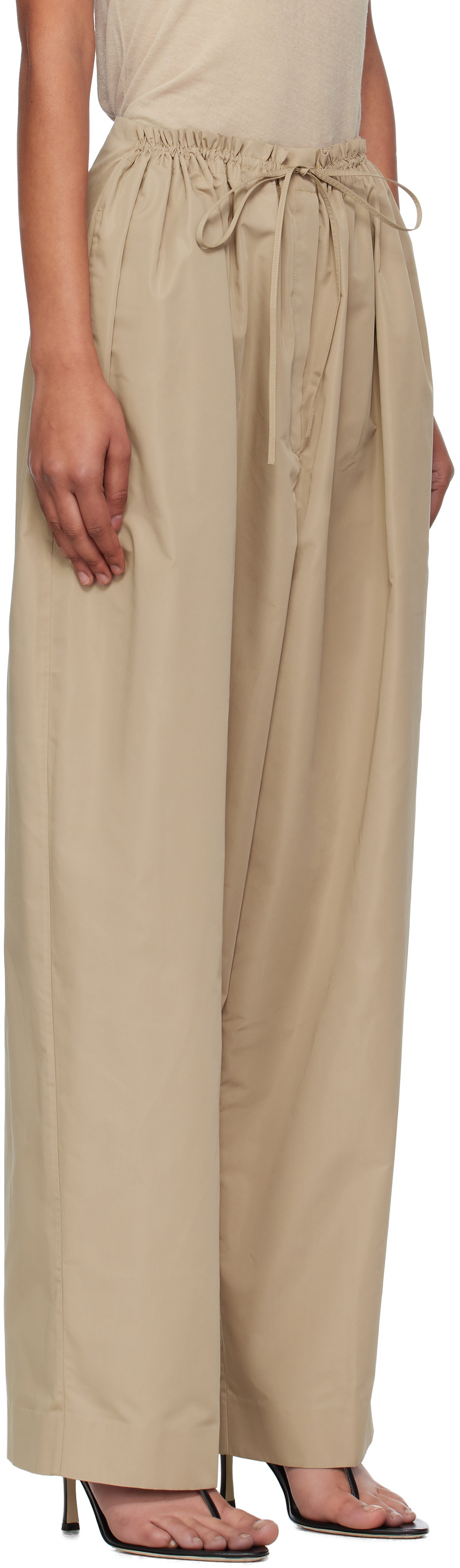 GIA STUDIOS Beige Catalina Trousers