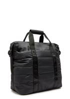 Rains Puffer Weekend Quilted Rubberised Holdall - Black - One Size