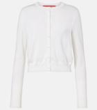 Carolina Herrera Cropped silk and cotton cardigan