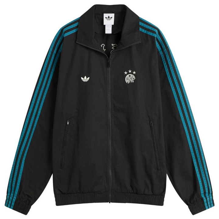 Photo: END. x adidas Track Top in Black/Real Teal