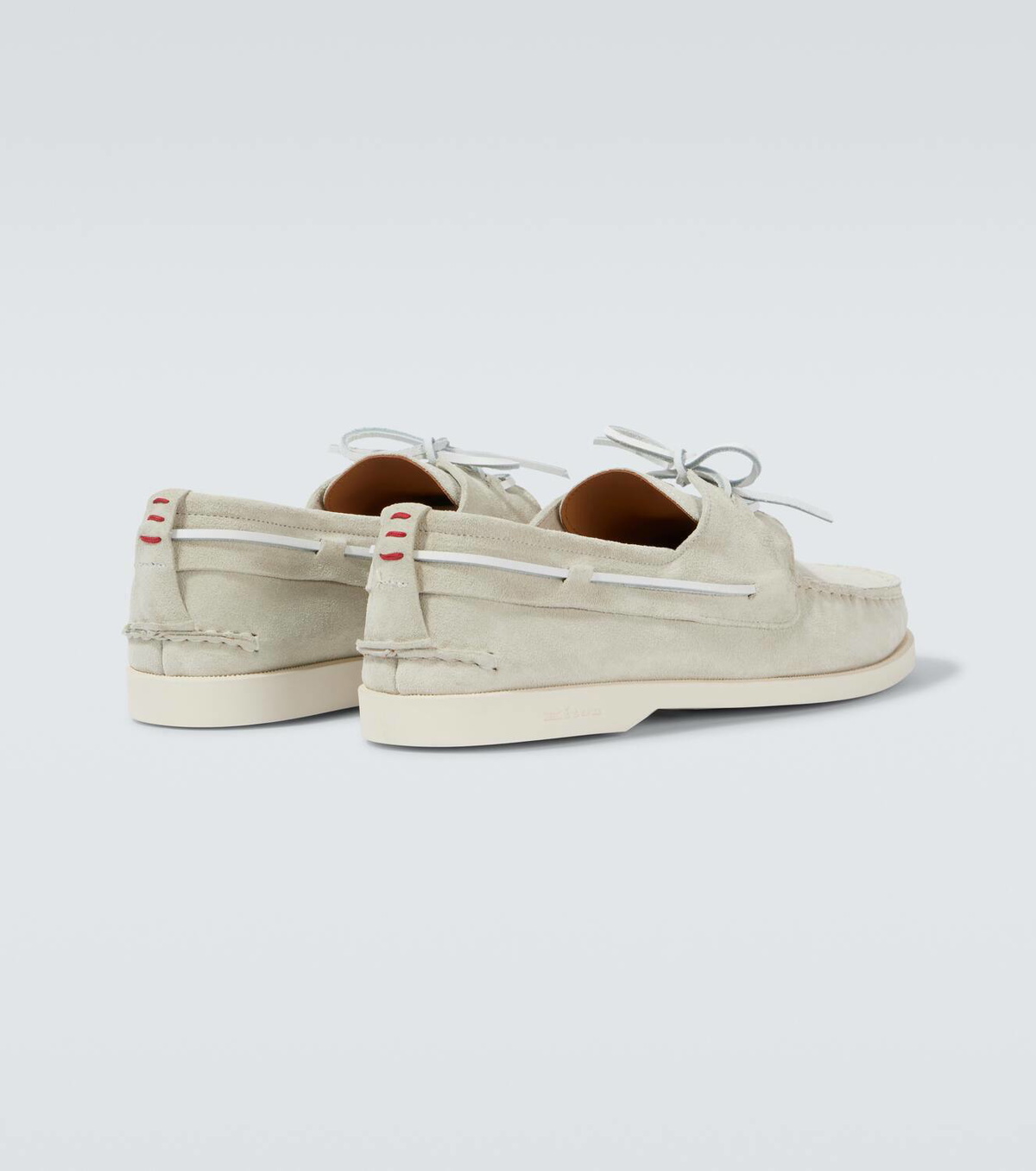 Kiton Leather boat shoes