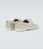 Kiton Leather boat shoes