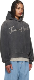 Fear of God Black '26' Classic Half Raglan Hoodie