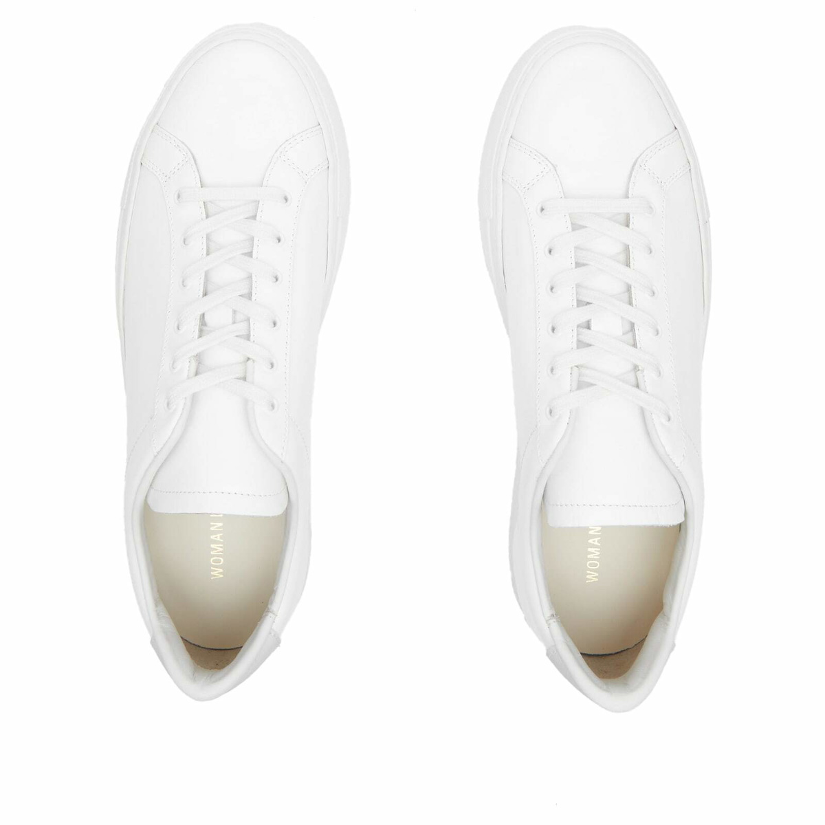 Woman by Common Projects Women's Retro Gloss Trainers Sneakers in White ...