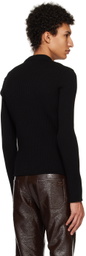 Courrèges Black Embroidered Sweater
