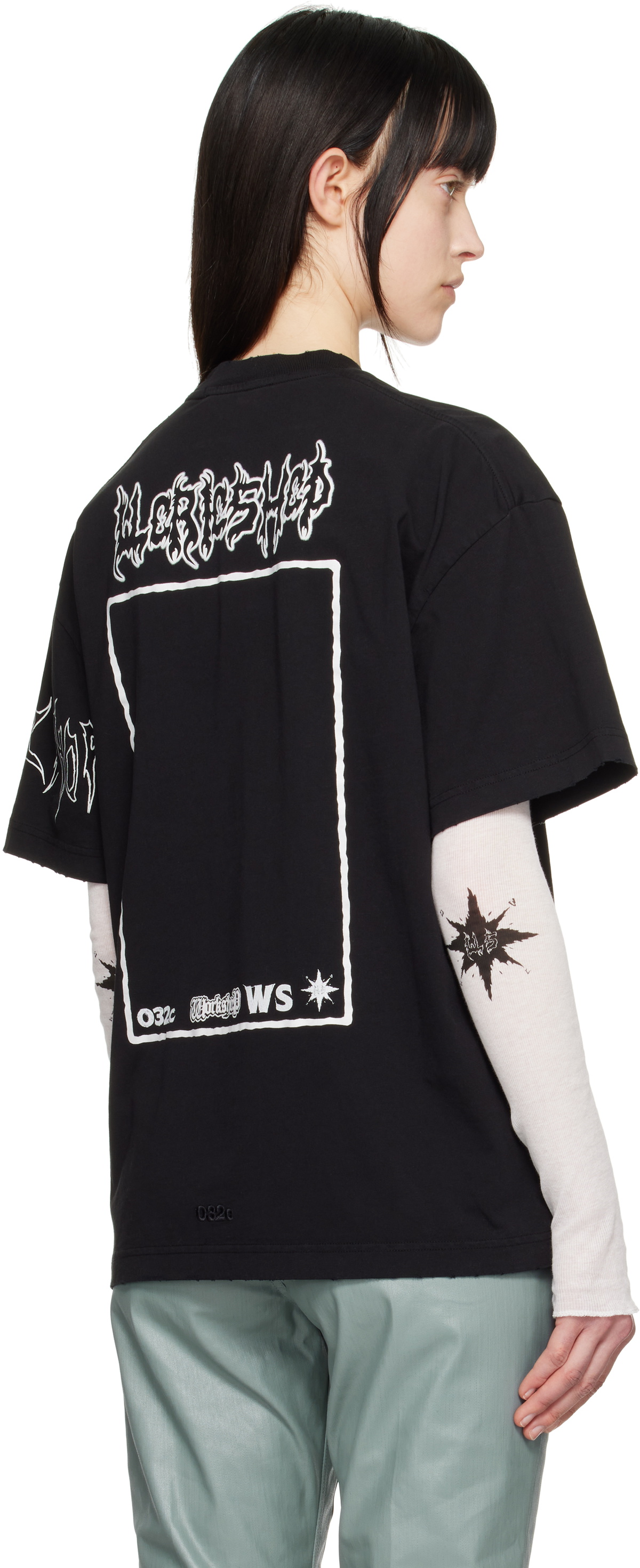 032c Black Armour T-shirt