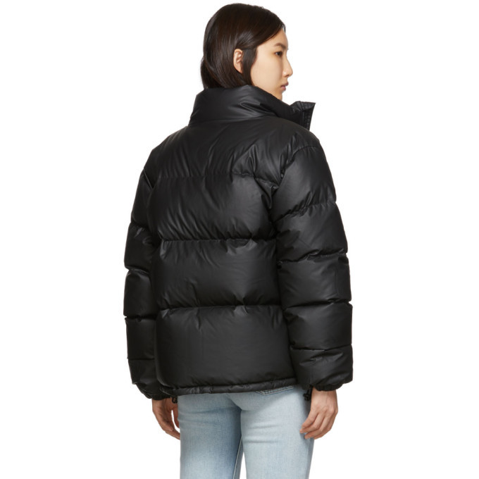 Alexander Wang Black Down Pleather Chynatown Jacket
