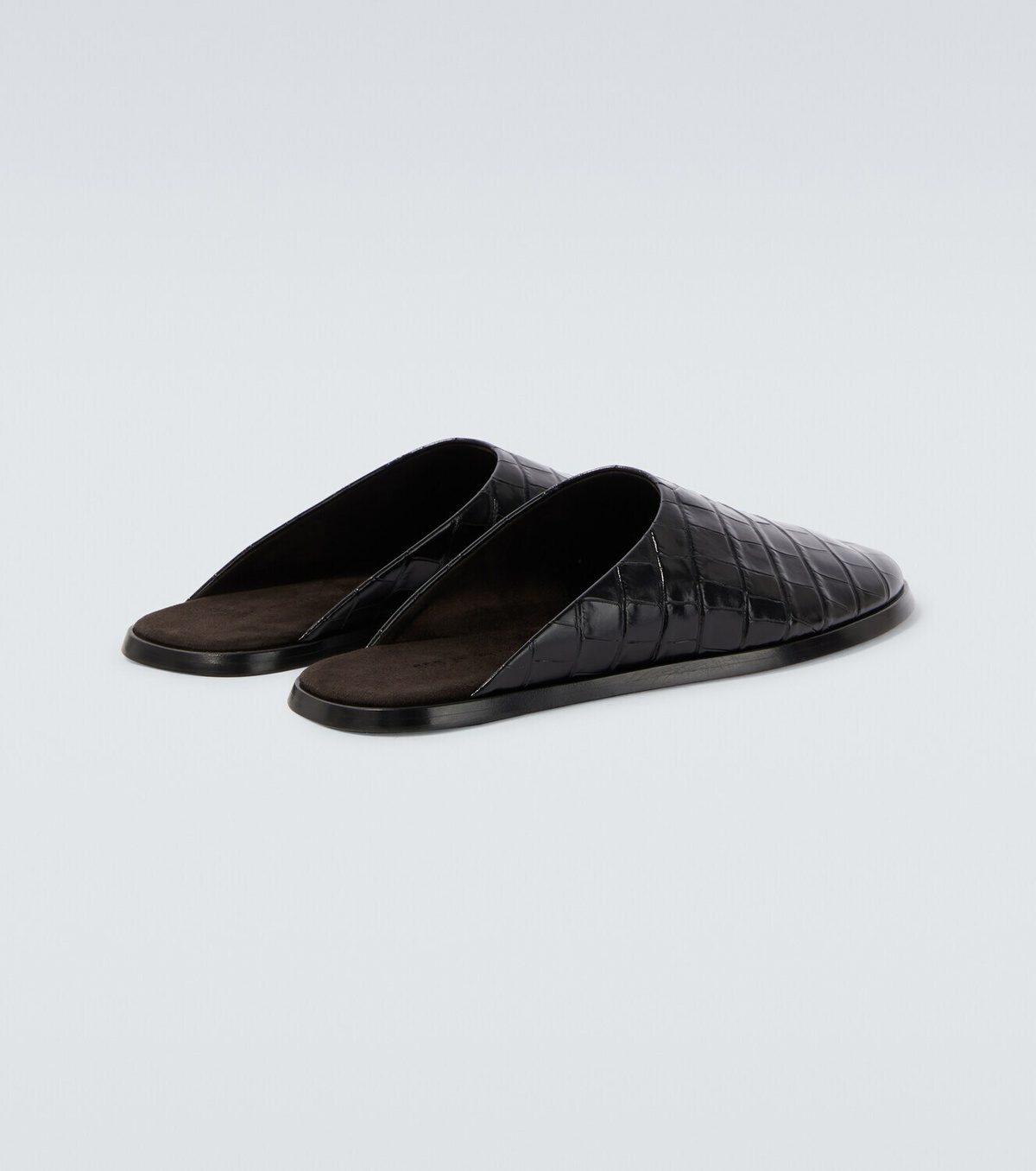 Fear of God Croc-effect leather mules