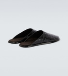Fear of God Croc-effect leather mules