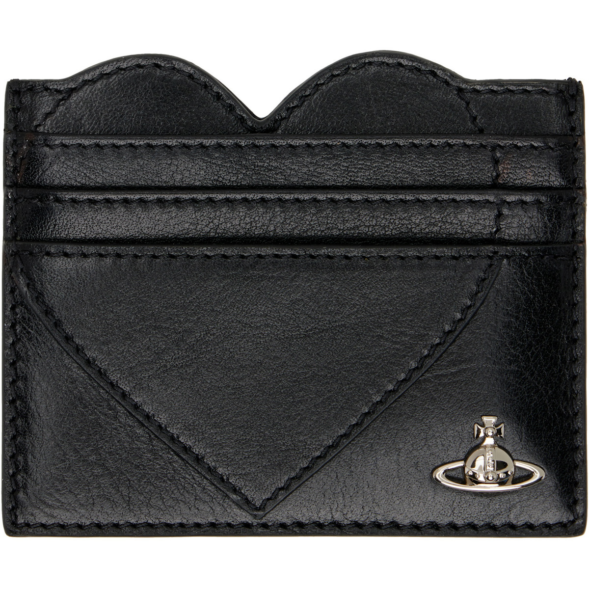 Vivienne Westwood Black Heart Card Holder