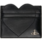 Vivienne Westwood Black Heart Card Holder
