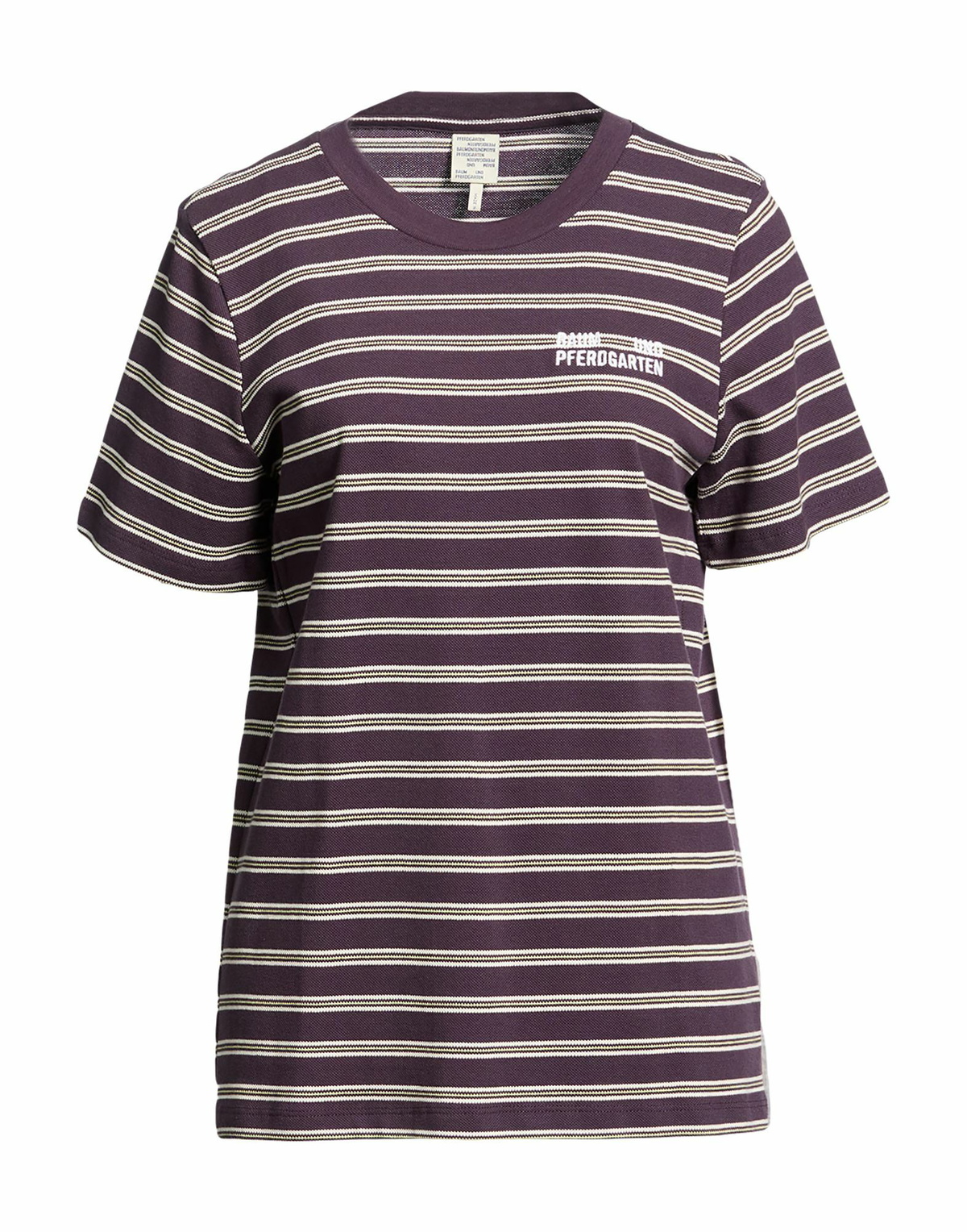 Baum Und Pferdgarten Womens T-shirt in Purple