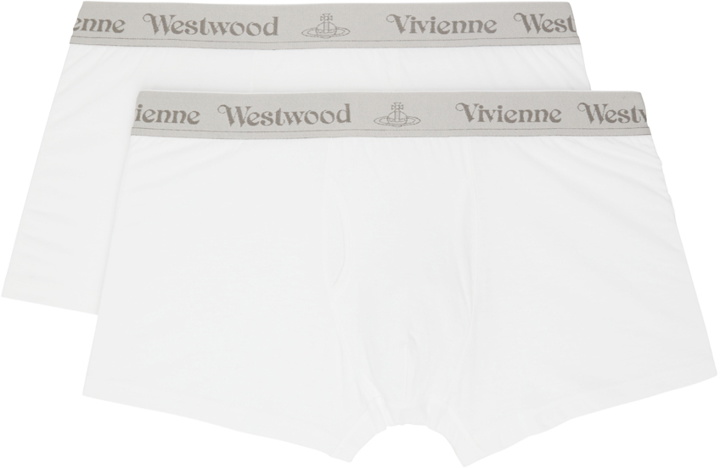Photo: Vivienne Westwood Two-Pack White Cotton Boxers