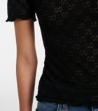 Gucci GG cotton-blend devoré T-shirt