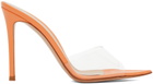 Gianvito Rossi Orange Elle 105 Heeled Sandals