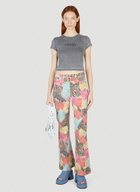 Guess USA Printed Flared Jeans