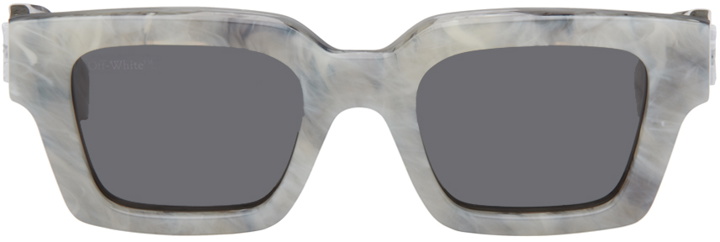 Photo: Off-White Gray Virgil Sunglasses