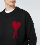 Ami Paris Ami De Cœur virgin wool sweater