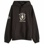 Maharishi Men's Kamon Embroidered Hoodie in Black
