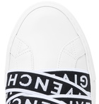 Givenchy - Urban Street Logo-Jacquard Leather Slip-On Sneakers - White