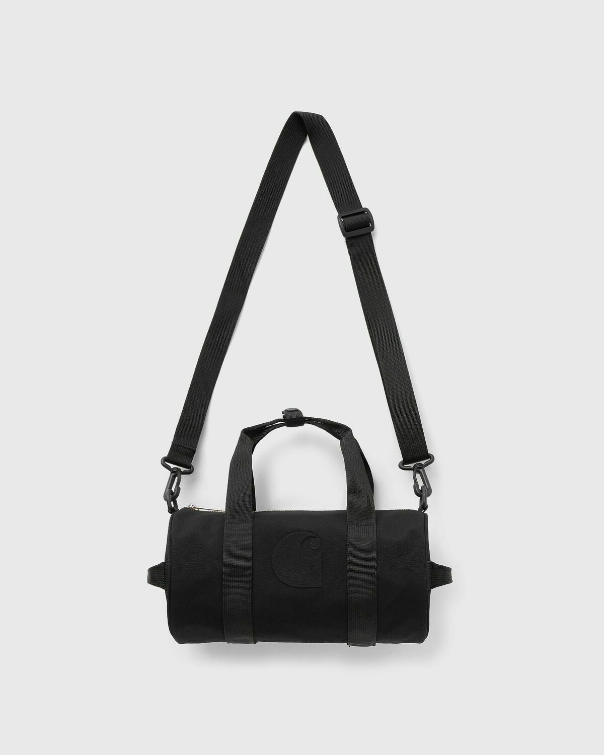 Carhartt WIP Clarton Duffle Bag Black Mens Duffle Bags & Weekender