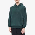 Drole de Monsieur Men's Drôle de Monsieur Centre Logo Hoodie in Dark Green