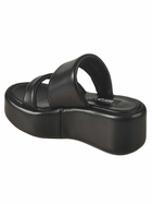 Sergio Rossi Spongy Wedge Sandals