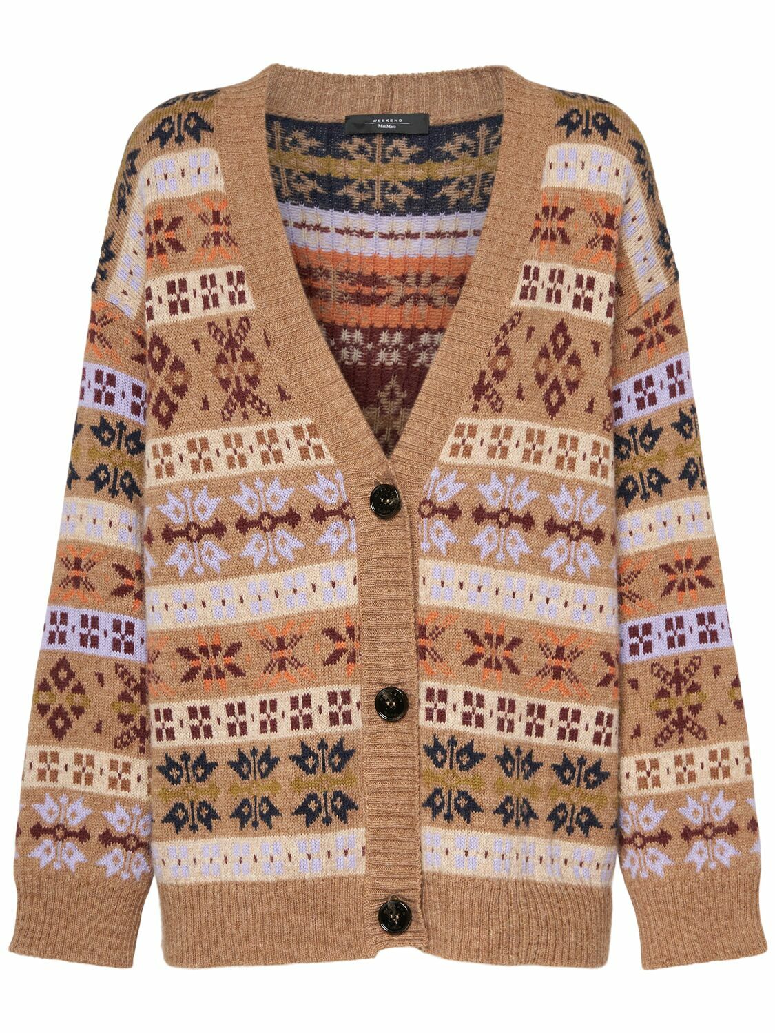 ★Max Mara★ [Max Mara] FW24 Women’s ECCELSO Cardigan ECCEL WEEKEND MAX MARA Eccelso Alpaca Blend Cardigan Weekend Max Mara