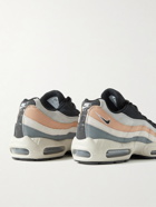 Nike - Air Max 95 Panelled Leather, Suede and Mesh Sneakers - Gray