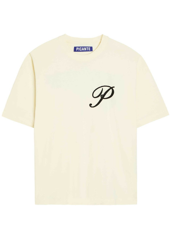 Photo: Picante Gallery Logo Cotton T-shirt Ivory