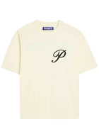 Picante Gallery Logo Cotton T-shirt Ivory