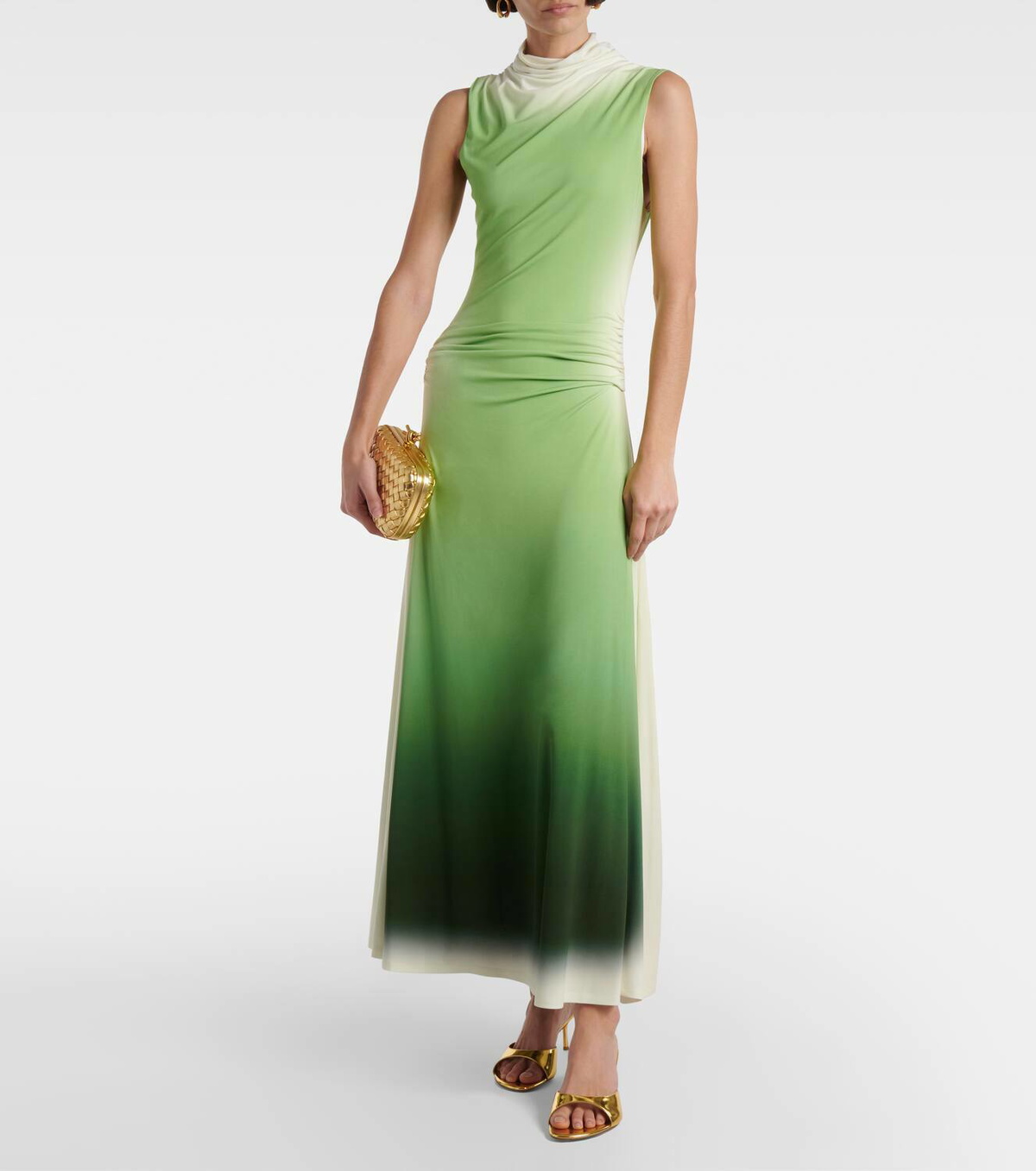 simkhai green dress Simkhai - Eloise Lace Maxi Dress main image 0