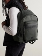 Paul Smith - Embossed Leather-Trimmed Shell Backpack