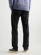 Massimo Alba - Straight-Leg Stretch-Cotton Gabardine Trousers - Black