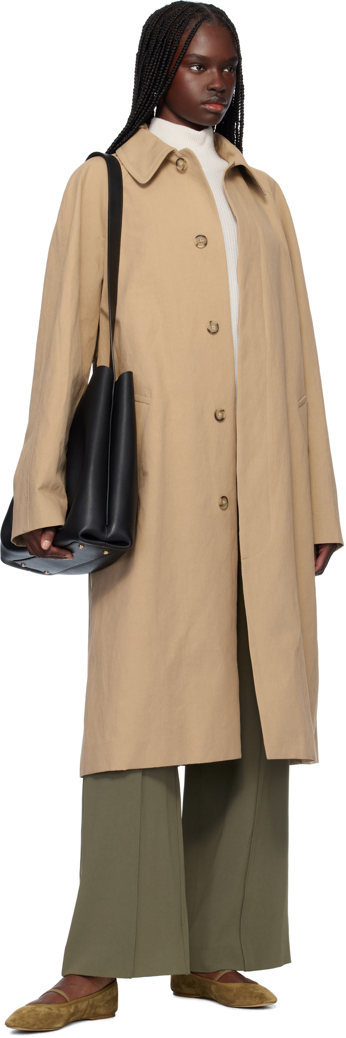 A.P.C. Beige Edouard Trench Coat A.P.C.