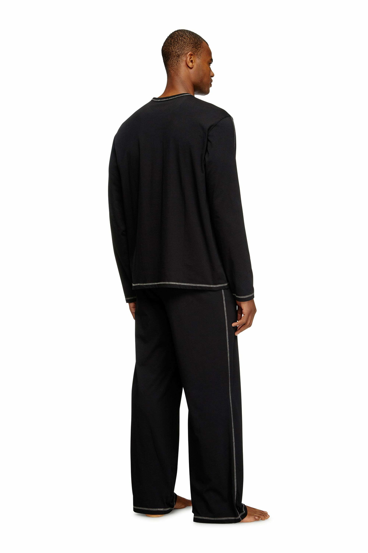 Diesel Pyjamas in cotton jersey - Pajamas Mens in Black