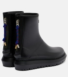 Sacai Logo ankle boots