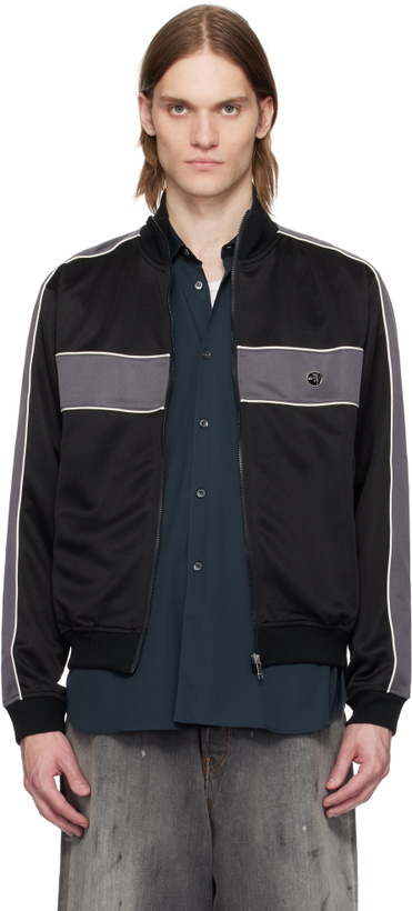 Photo: AMBUSH Black Paneled Track Jacket