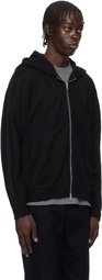 Reigning Champ Black Midweight Terry Standard Zip Hoodie