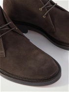 Paul Smith - Suede Lace-Up Boots - Brown