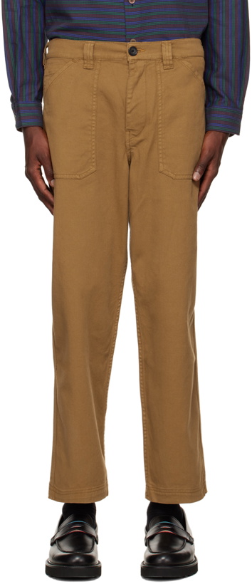 Photo: PS by Paul Smith Brown Carpenter Trousers