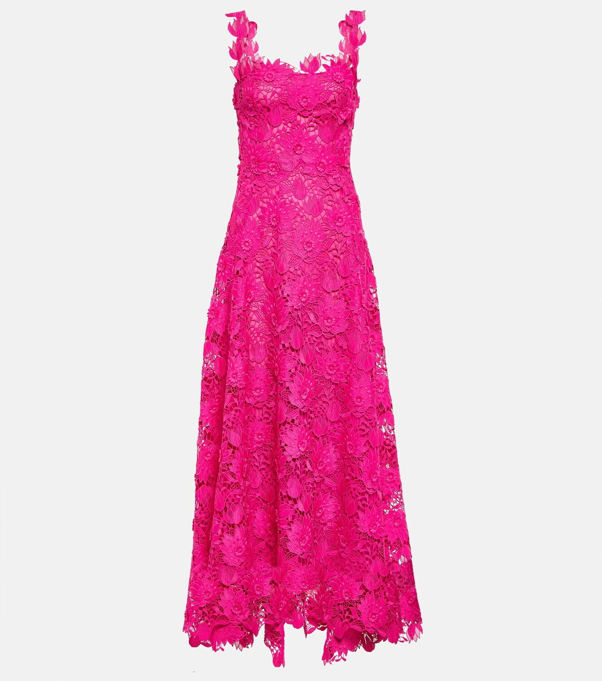 Oscar de la Renta Guipure lace maxi dress Oscar de la Renta Oscar de la Renta Guipure lace maxi dress Oscar de la Renta