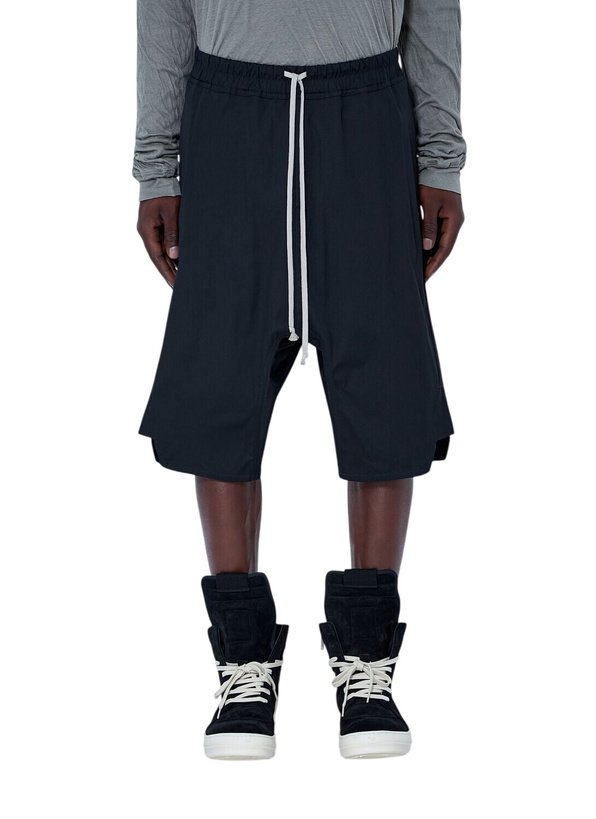 Photo: Rick Owens Basket Swingers Heavy Poplin Shorts