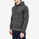 Polo Ralph Lauren Men's Loopback Fleece Hoodie in Faded Black Canvas