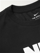NIKE TRAINING - Printed Dri-FIT T-Shirt - Black