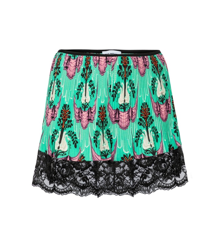Photo: Paco Rabanne - High-rise floral jersey shorts
